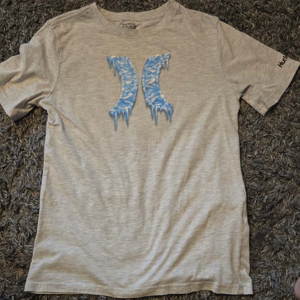 Hurley Ice Blue Logo Tee